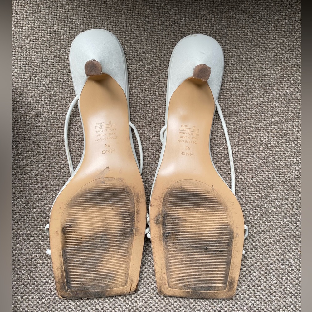 SOLD! MANGO knots heel sandals - Picture 7 of 11